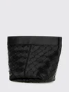 flap intrecciato calfskin mini bag with zip closure