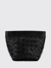 flap intrecciato calfskin mini bag with zip closure