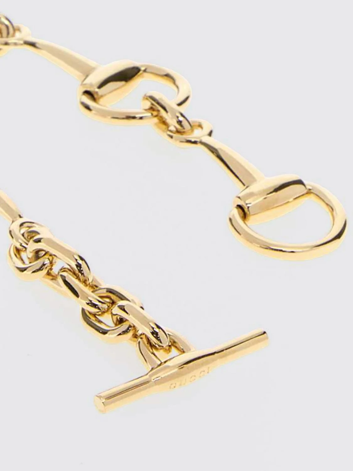 GUCCI OS horsebit gold-finish metal choker necklace
