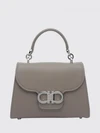 double gancini mini bag in grained calfskin with removable strap