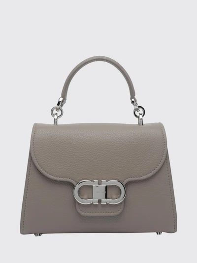 double gancini mini bag in grained calfskin with removable strap
