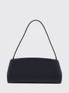 hug east-west shoulder bag in smooth calfskin with zip closure