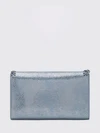 falabella wallet on chain in eco alter mat with metal chain