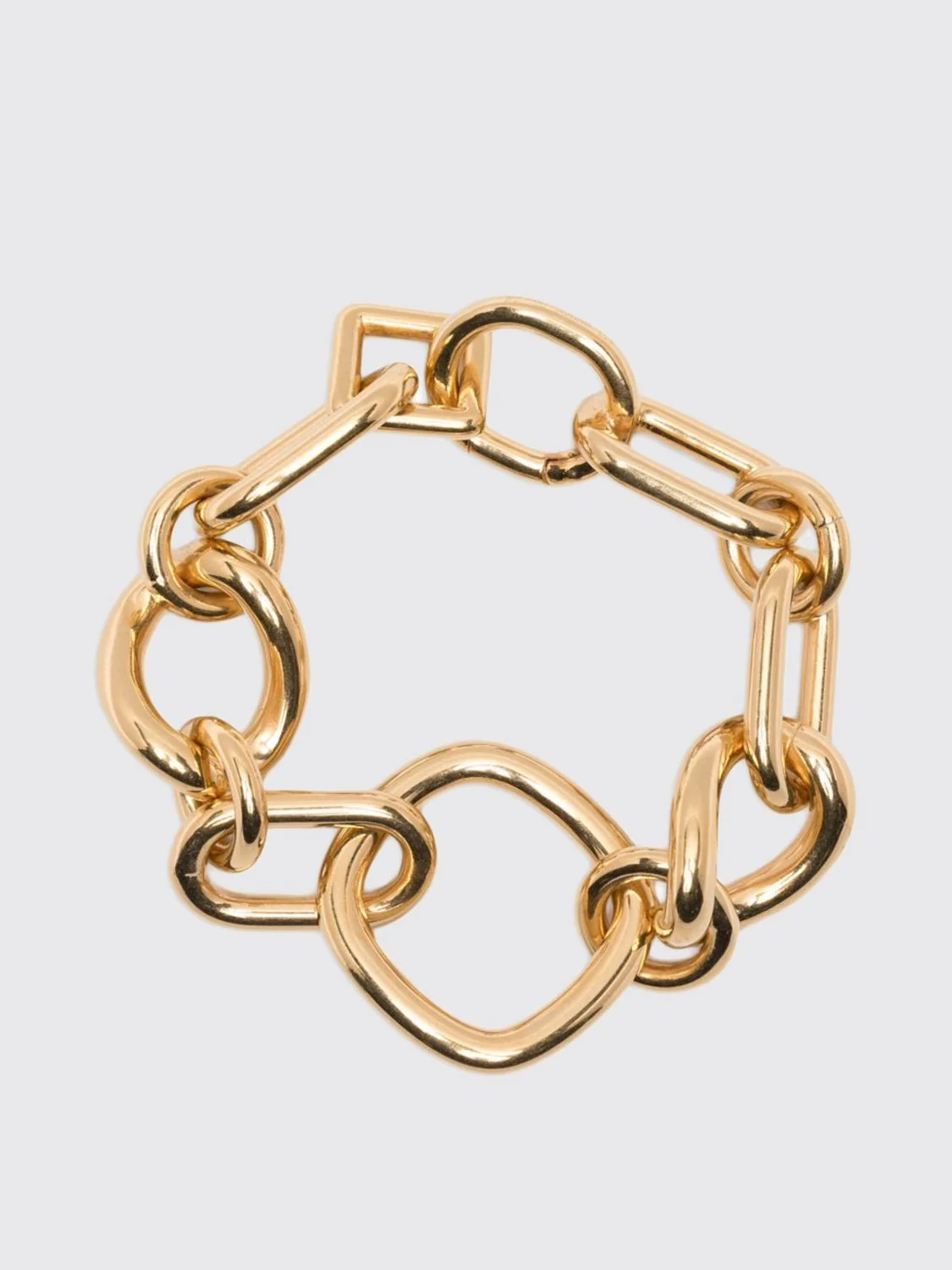 CELINE 1 gourmette chain bracelet in gold-tone brass with lobster clasp