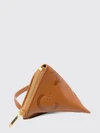 zipped keyring coin purse in smooth lambskin with printed logo