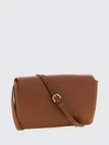 mini calfskin leather crossbody bag with gancini logo