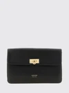 mini calfskin leather crossbody bag with gancini logo
