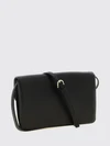 mini calfskin leather crossbody bag with gancini logo