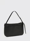small calfskin leather shoulder bag with gancini logo