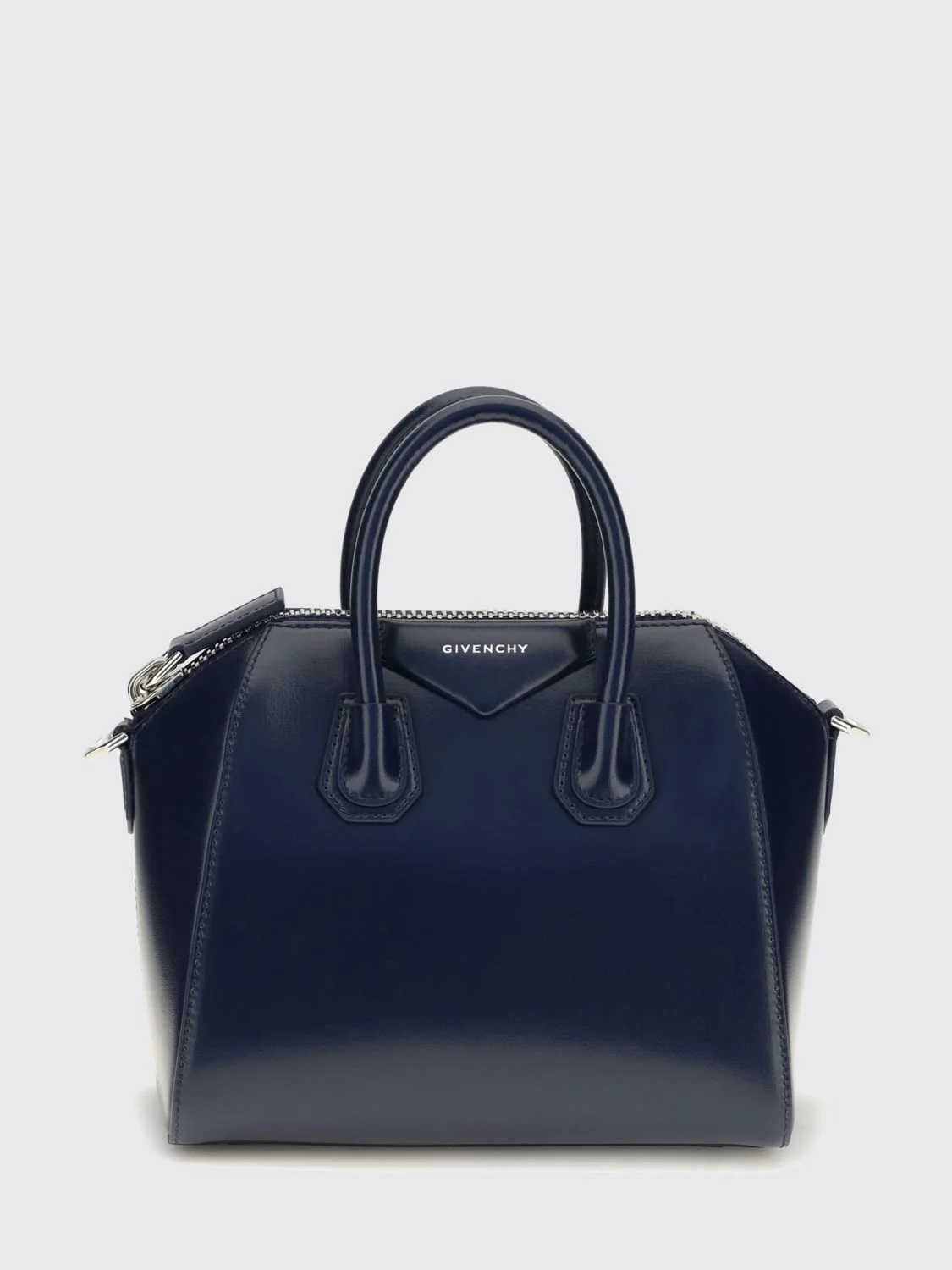 GIVENCHY OS antigona mini bag in smooth calf leather with shoulder strap