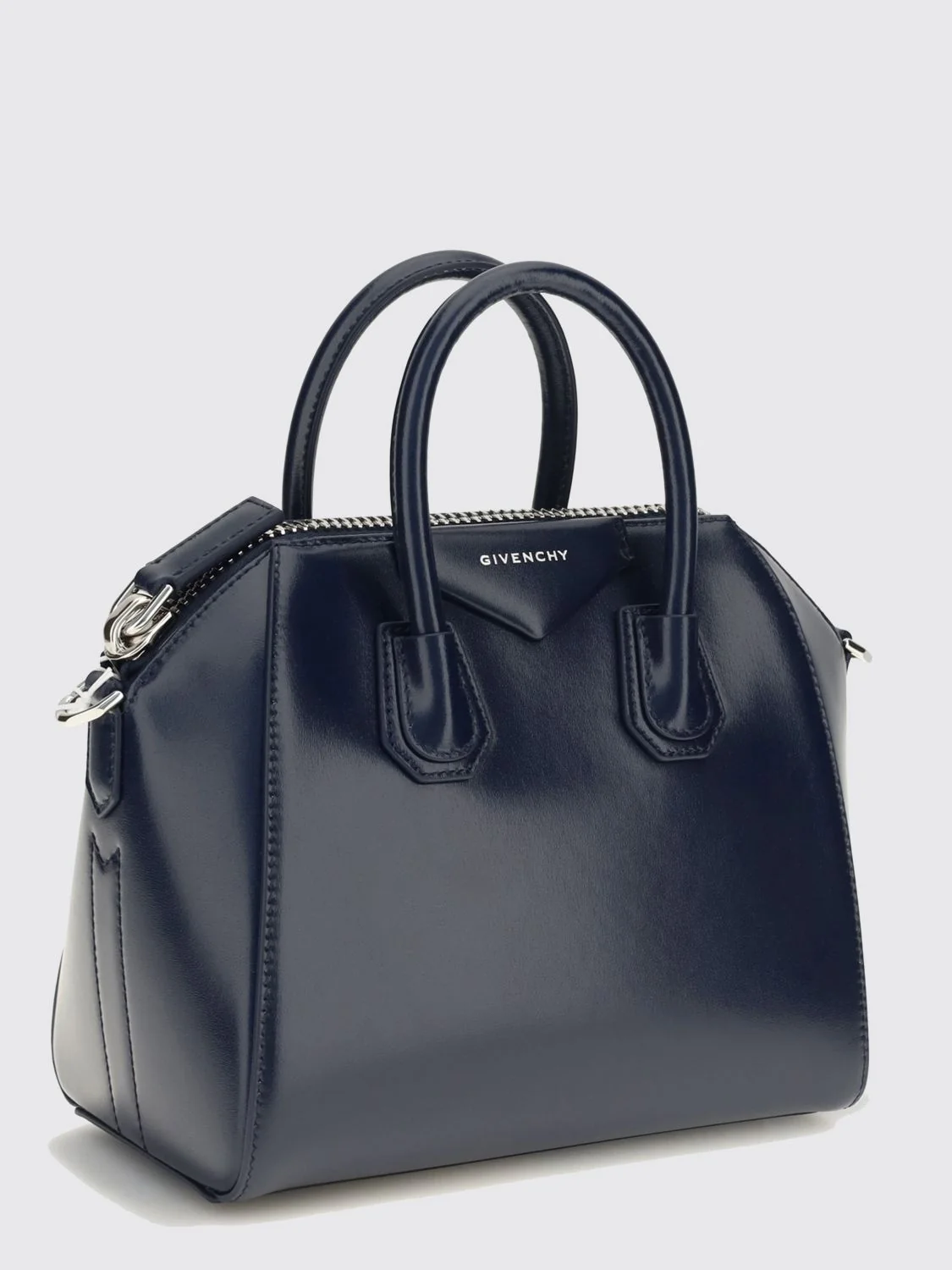antigona mini bag in smooth calf leather with shoulder strap