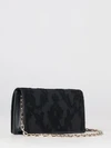 bettina embroidered lace mini bag with chain strap