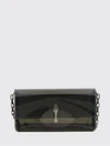 bettina pvc mini crossbody bag with metallic logo