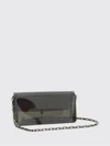 bettina pvc mini crossbody bag with metallic logo
