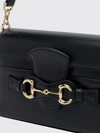 horsebit duomo smooth calf leather mini handbag with logo detail