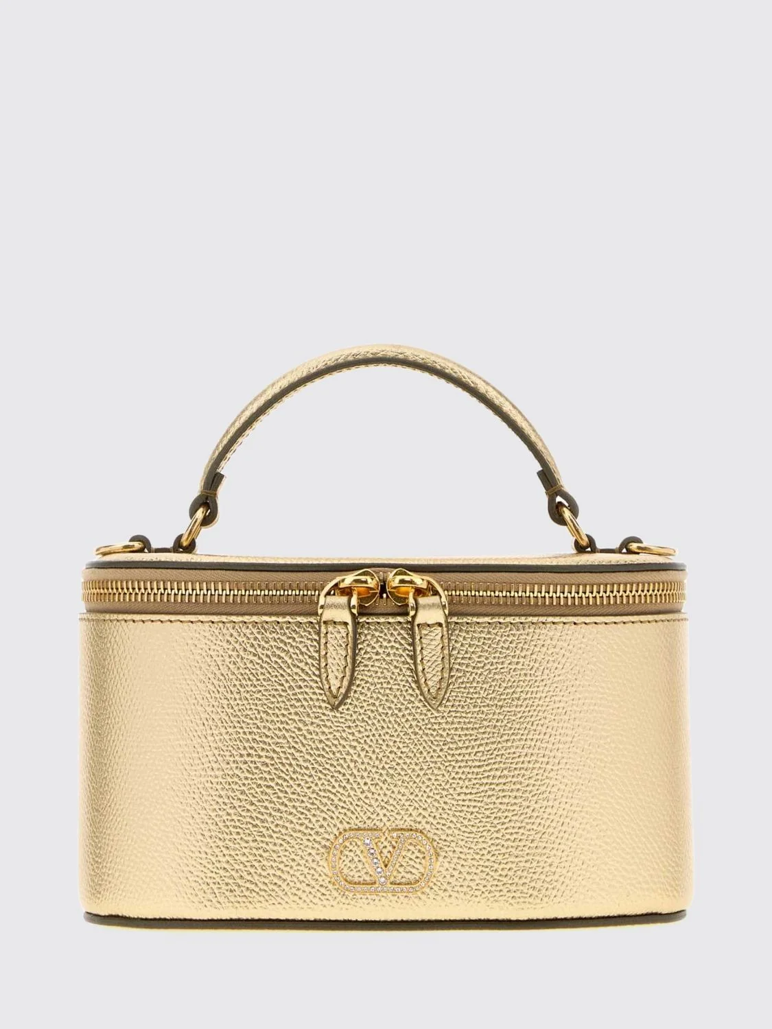 vlogo signature grained calfskin mini handbag