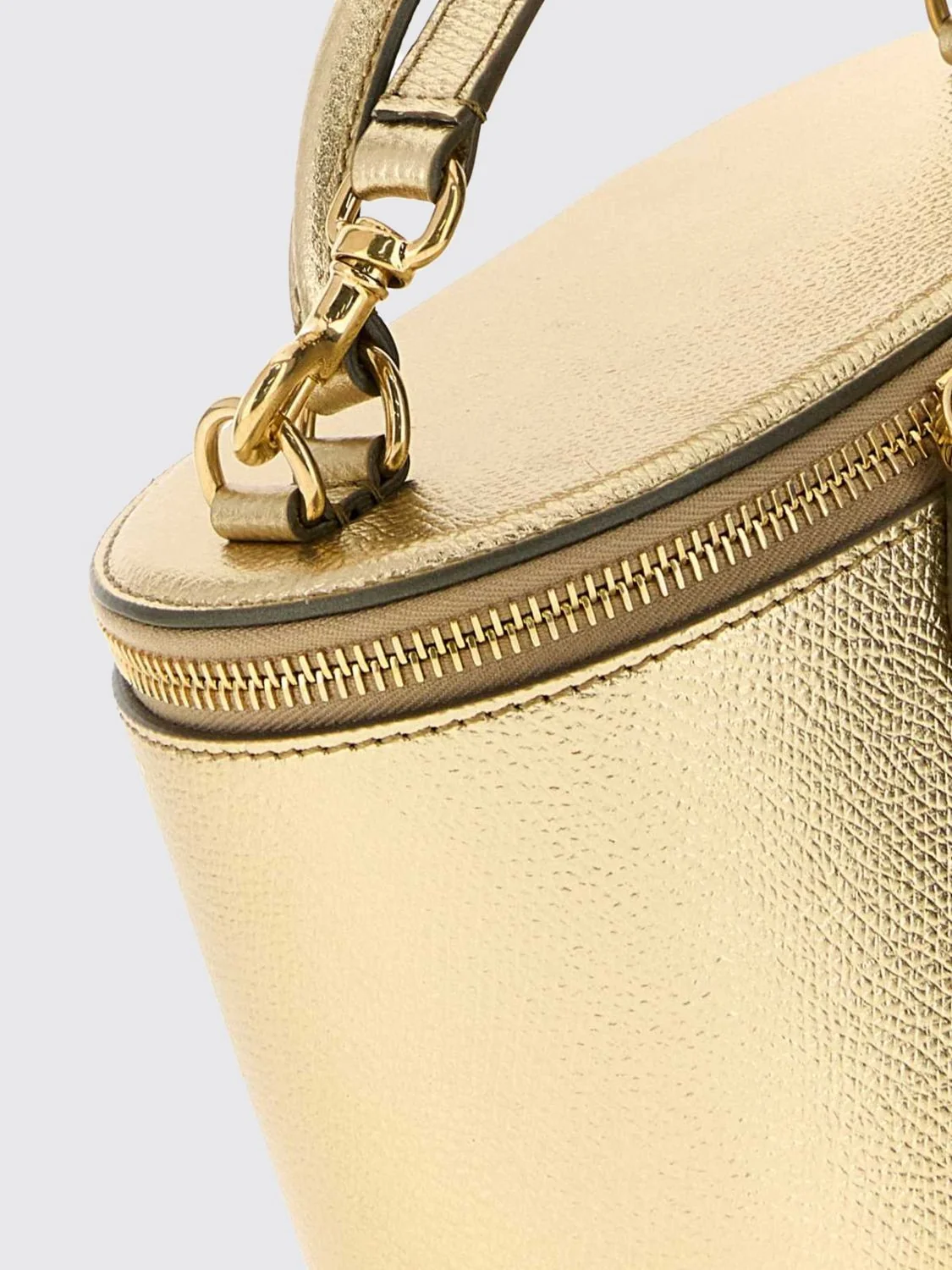 vlogo signature grained calfskin mini handbag