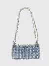 1969 nano shoulder bag in resin and metal mesh