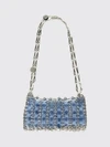 1969 nano shoulder bag in resin and metal mesh