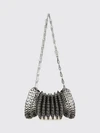 iconic chain 1969 bag in steel metal mesh with magnetic closure