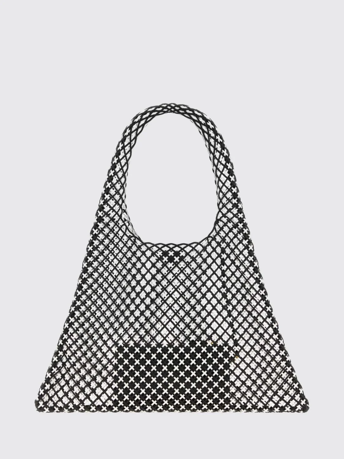 ALAÏA OS one piece perforated leather tote bag with inner pouch