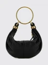 chloé bracelet smooth calfskin leather handbag with metallic handle