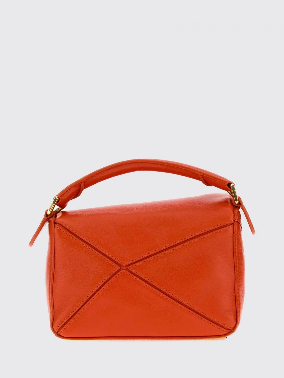 LOEWE OS mini puzzle asymmetric lamb nappa handbag