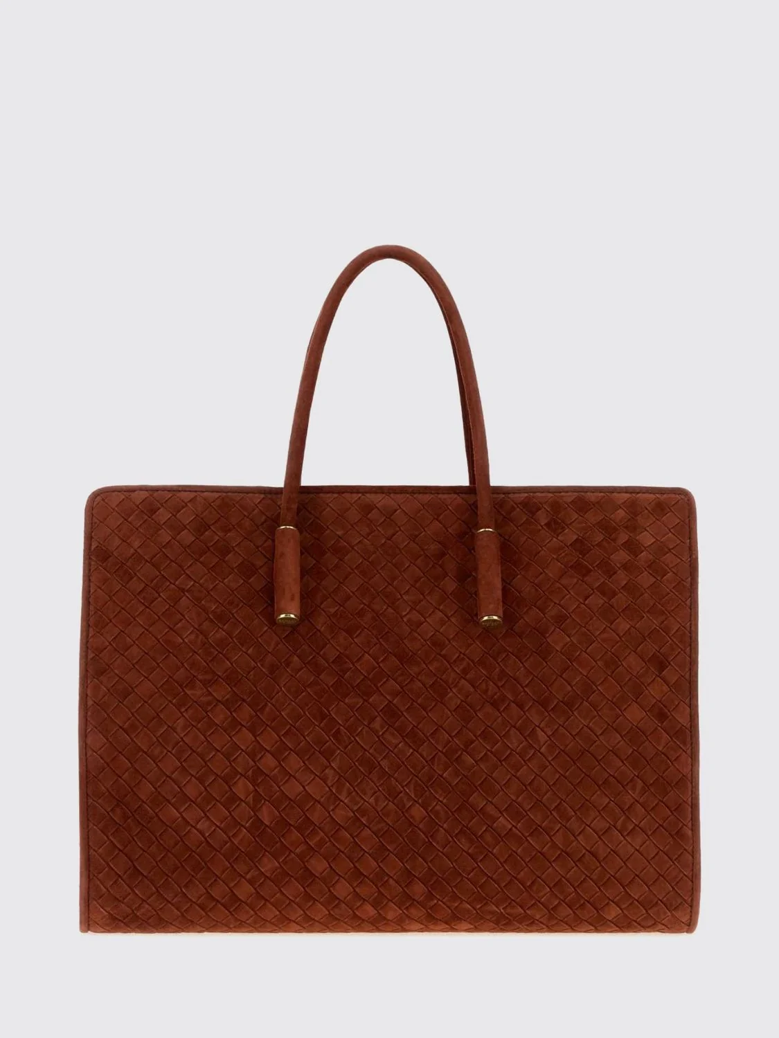 BOTTEGA VENETA OS barbara woven suede leather shoulder bag