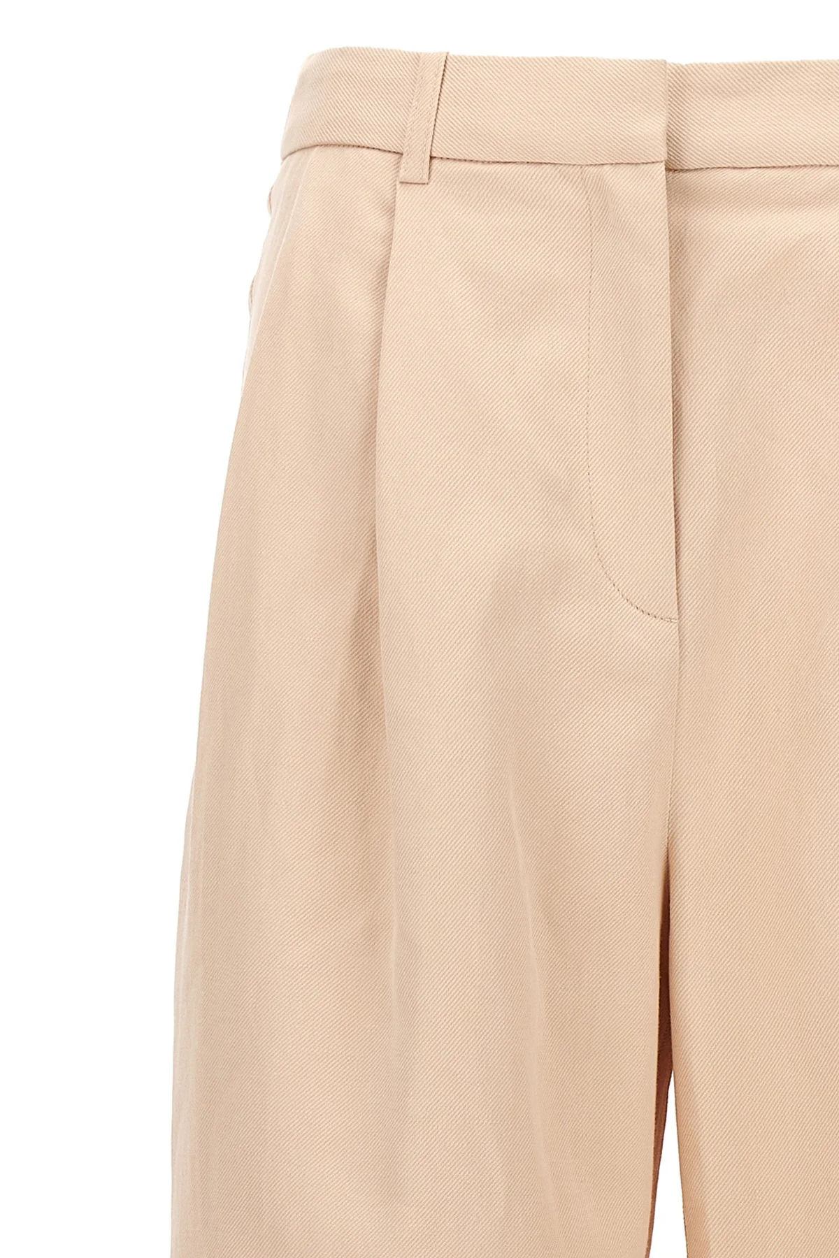 idai cotton and linen blend pants