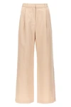 idai cotton and linen blend pants