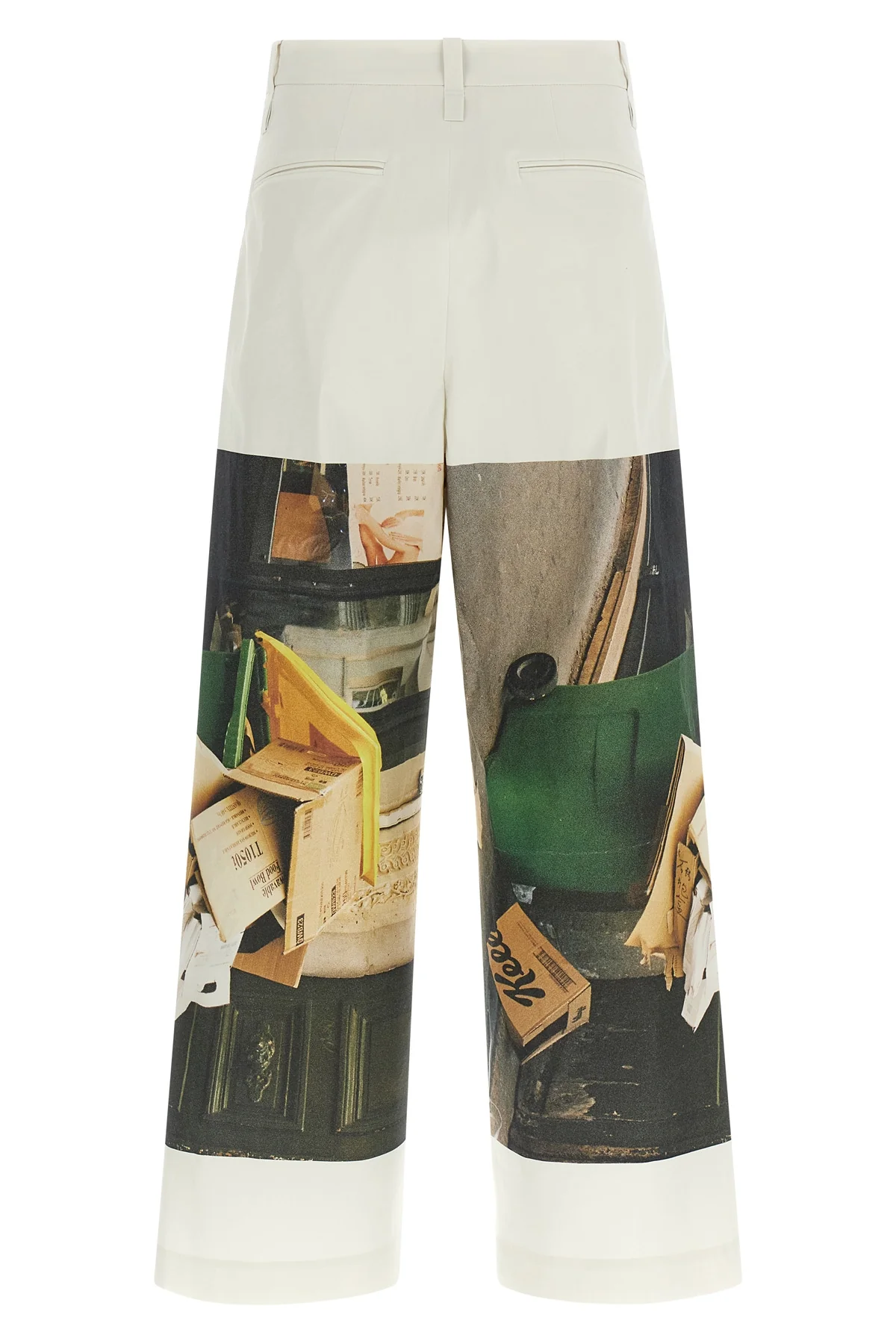 street view cotton blend pants