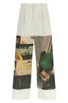 street view cotton blend pants