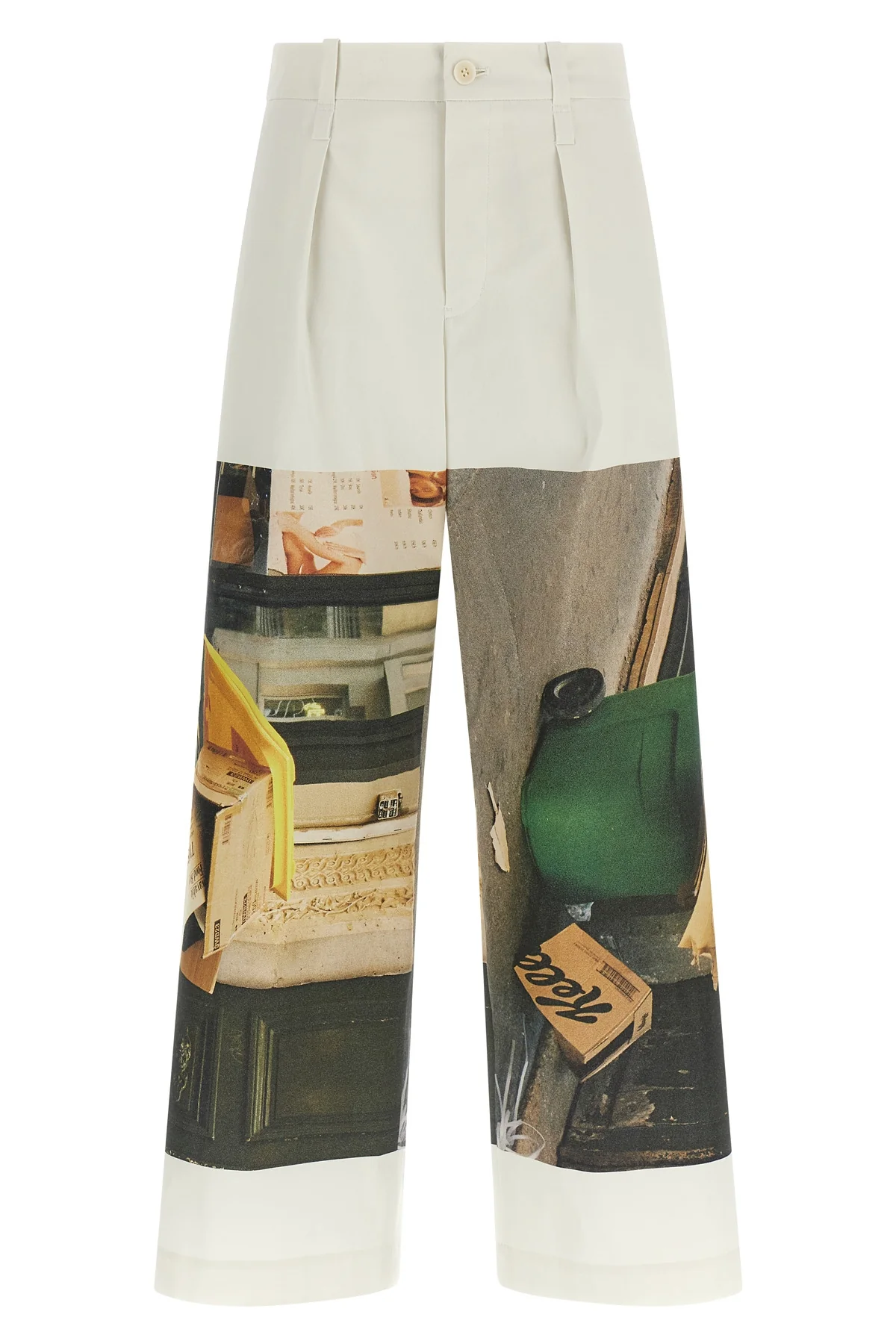 street view cotton blend pants