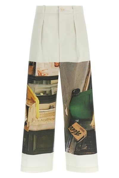 street view cotton blend pants