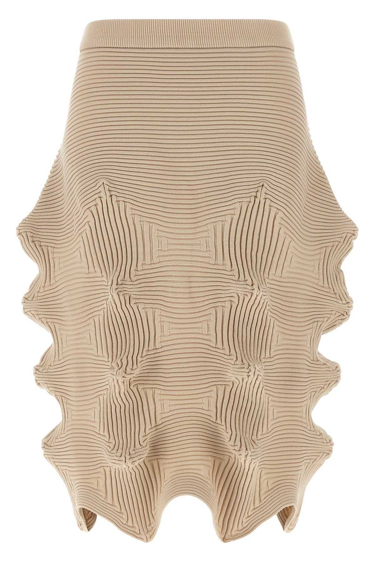ISSEY MIYAKE 2 linkage knitted skirt