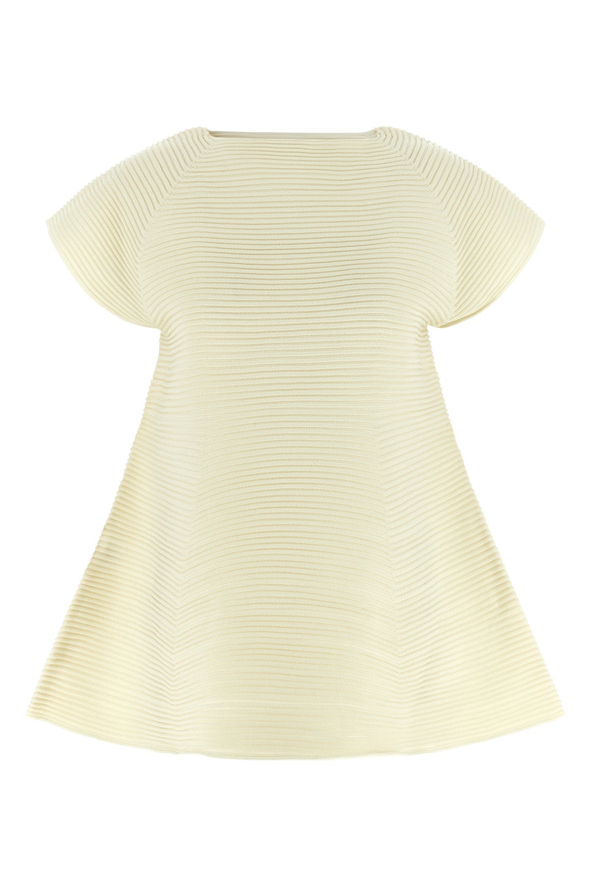 ISSEY MIYAKE 2 mini corrugated knit dress in ribbed fabric