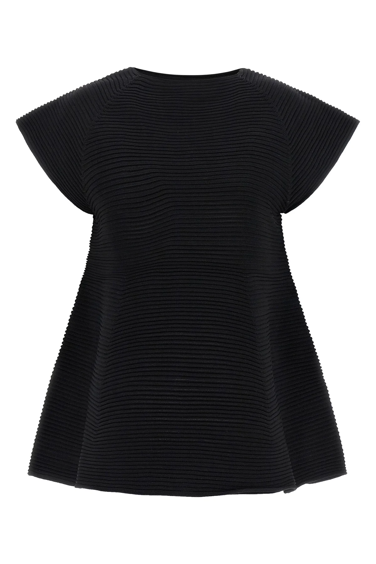 ISSEY MIYAKE 2 mini corrugated knit dress in ribbed fabric
