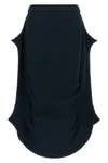 the skirt issey miyake prance redefines the volumes through a rigorous three-d
