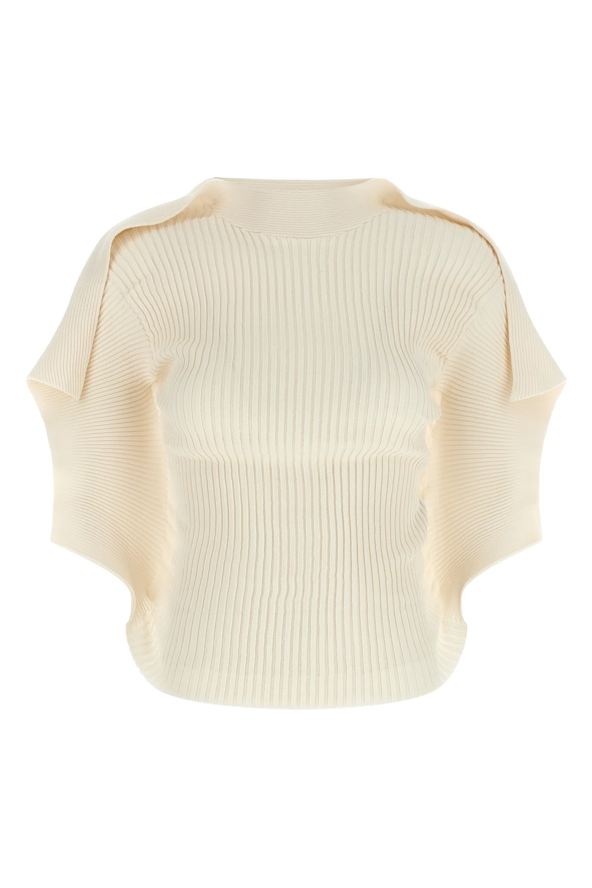 the prance issey miyake top redefines the codes of knitwear through a sculptur