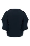 the prance top issey miyake redefines volumes through rigorous vertical pleats