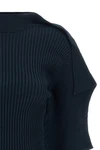 the prance top issey miyake redefines volumes through rigorous vertical pleats