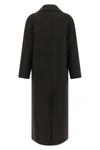 the irvin loulou studio double-breasted coat establishes a rigorous approach to