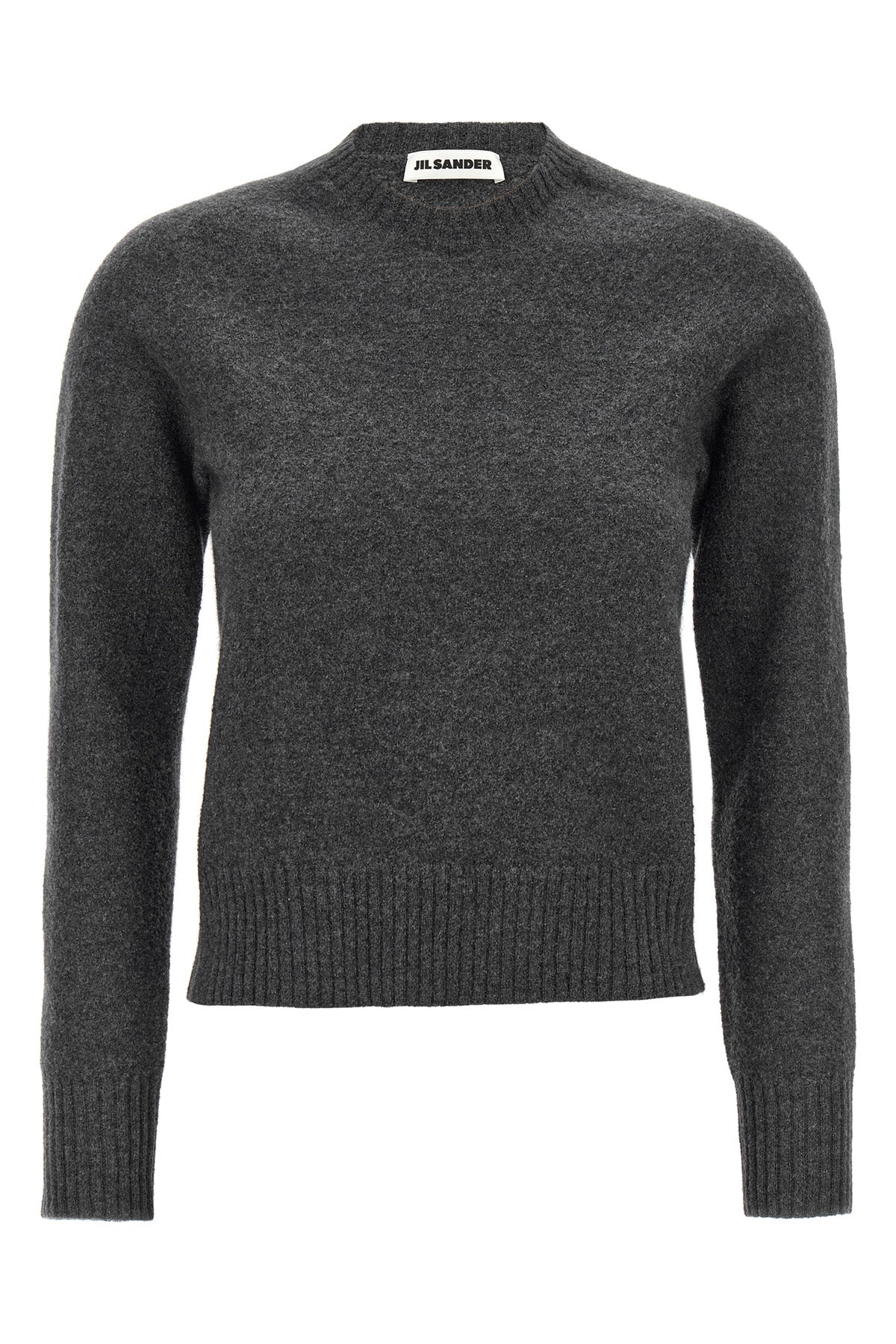 JIL SANDER 38 boiled lightweight superfine wool sweater