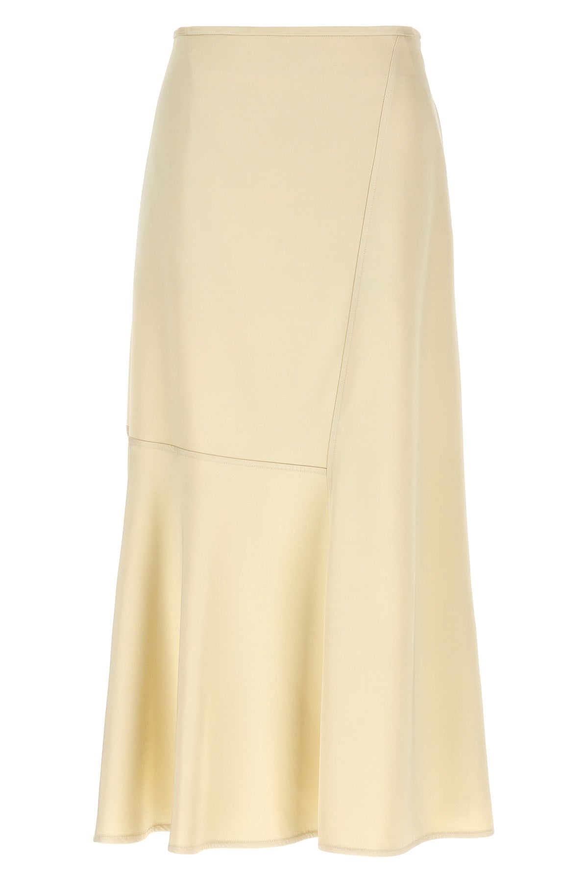 JIL SANDER 34 65 viscose and silk skirt