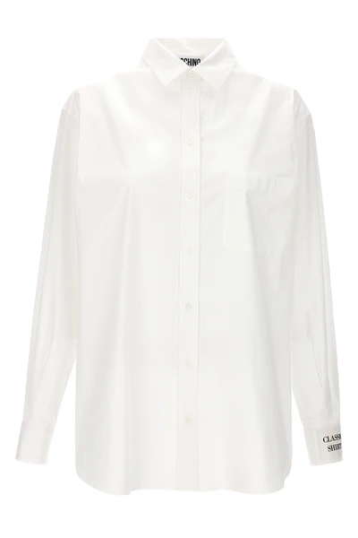 stretch cotton poplin shirt