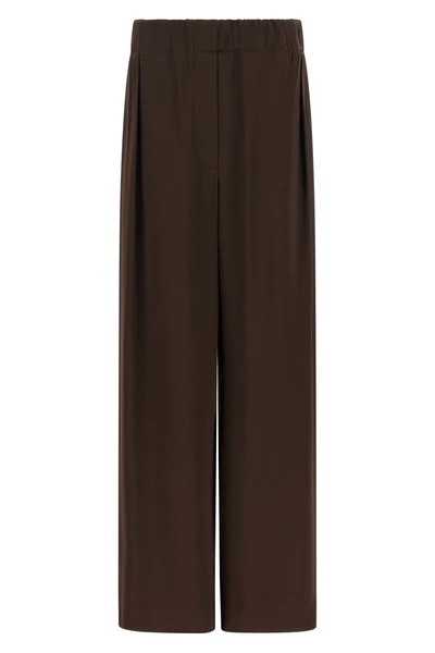 fluid viscose trousers
