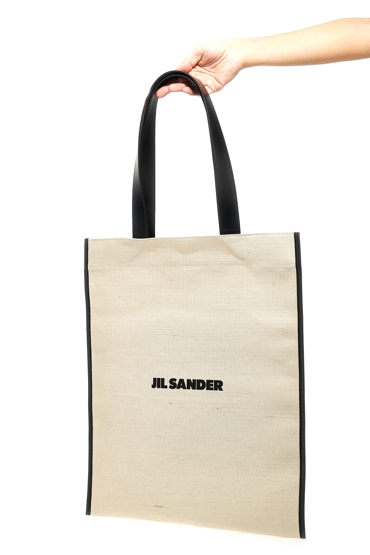 JIL SANDER OS medium flat canvas shopping bag
