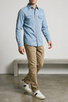 blake full-grain leather and suede sneakers