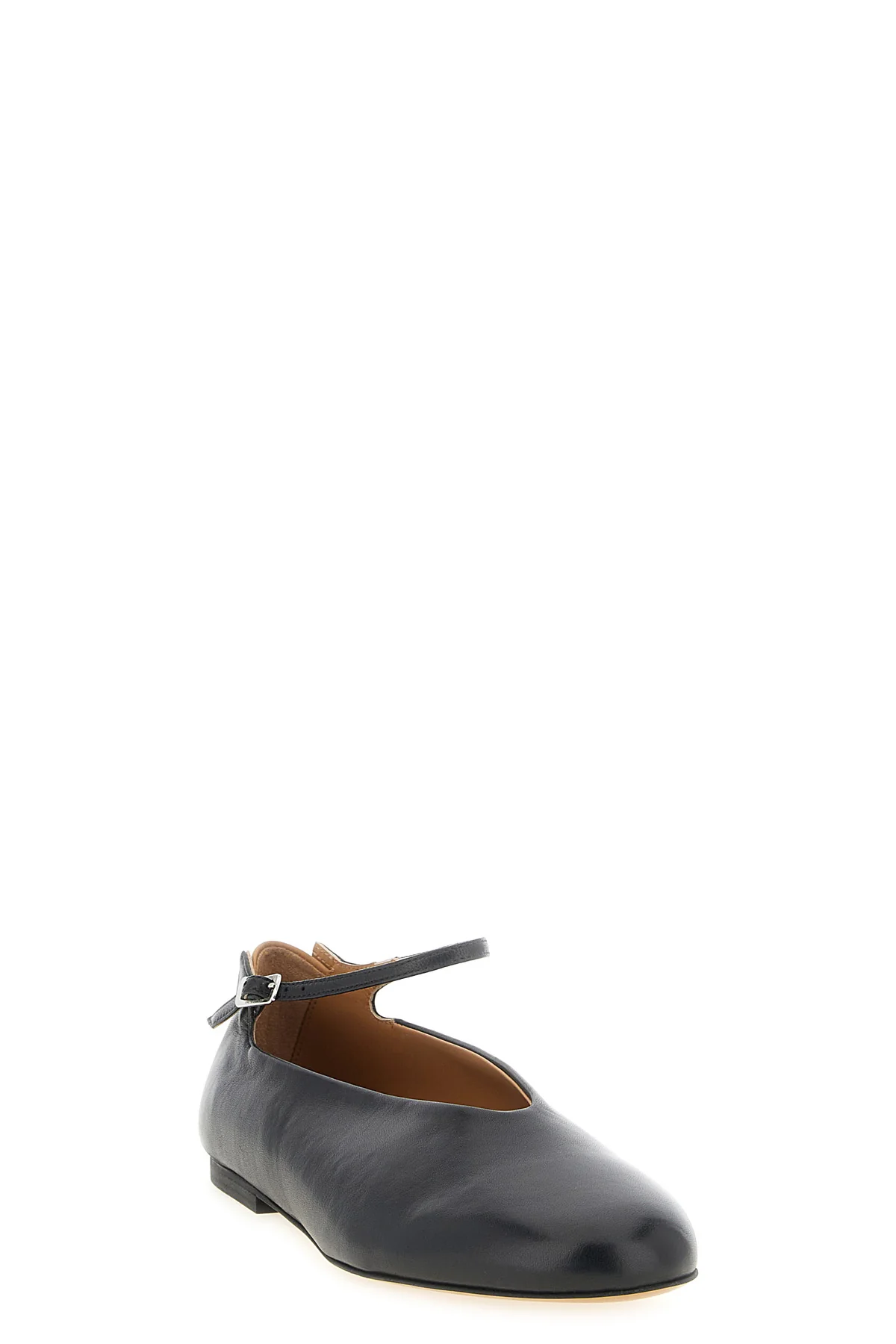 jil sander elyss ballet flats redefines the codes of flat footwear through an