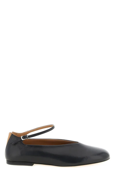jil sander elyss ballet flats redefines the codes of flat footwear through an
